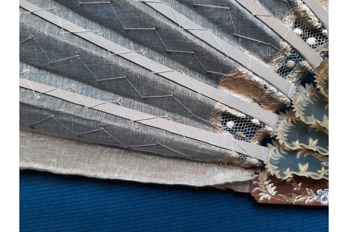 Iris, Duvelleroy fan, circa 1900