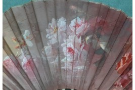 Roses by Billotey, fan circa 1890