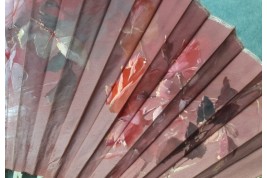 Roses by Billotey, fan circa 1890