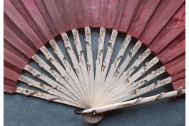 Roses by Billotey, fan circa 1890