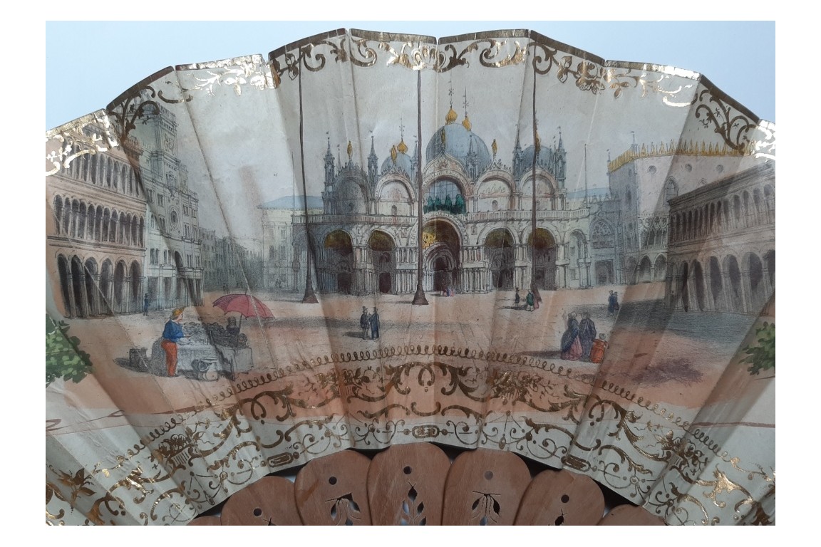 Saint Mark's Basilica in Venice, fan circa 1860