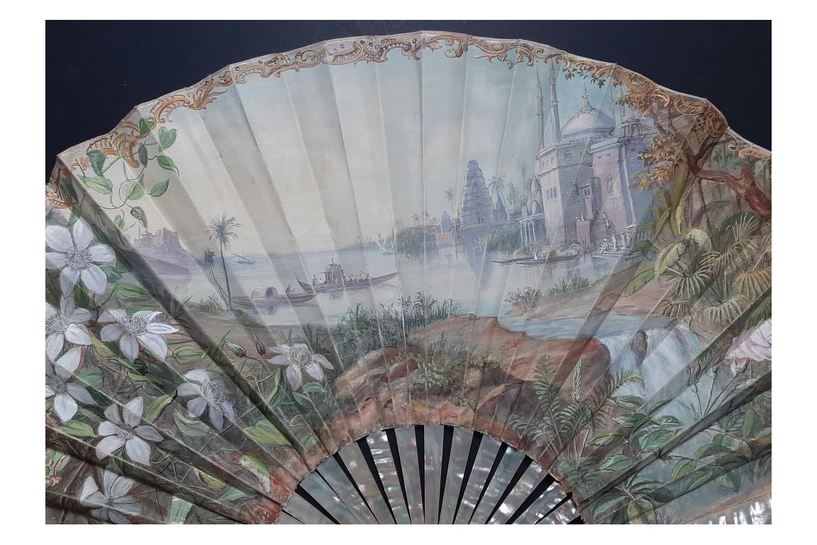 Cambodia, fan circa 1901