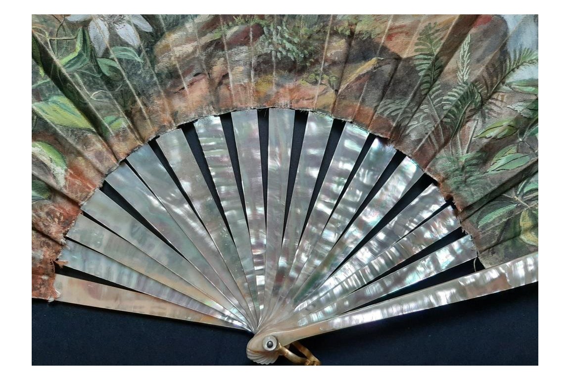 Cambodia, fan circa 1901