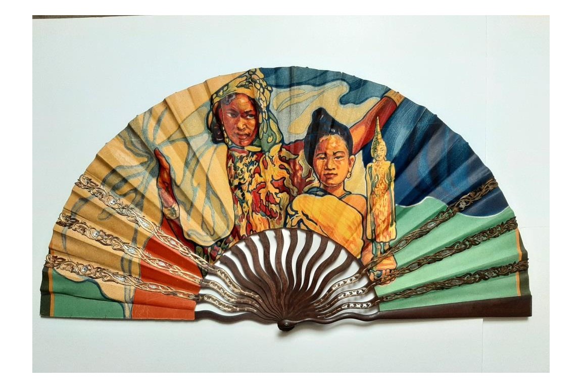 Colonial Exhibition, fan circa 1922