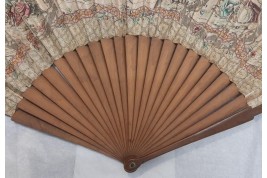 Trade in the port, giant fan, late 18th century