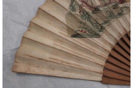 Trade in the port, giant fan, late 18th century