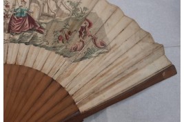 Trade in the port, giant fan, late 18th century