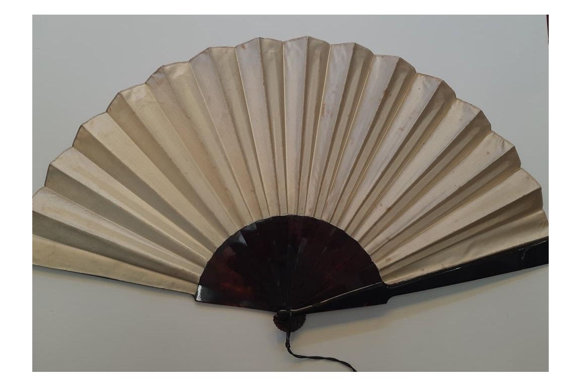 The geographer, late 19th century fan