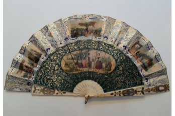 Time travel, fan circa 1850