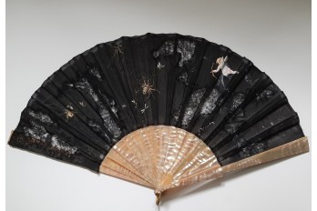 Spiders of love, late 19th cnetury fan