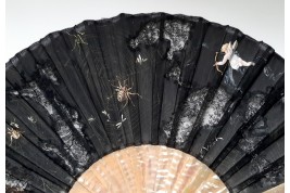Spiders of love, late 19th cnetury fan