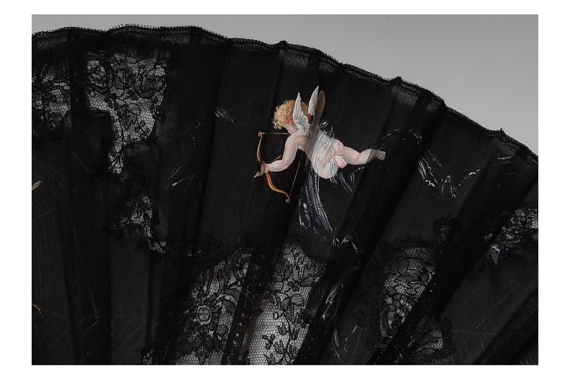 Spiders of love, late 19th cnetury fan