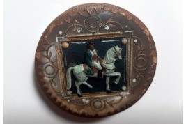 Napoleon on horseback, candies box