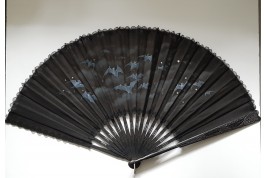 La nuit des chauve-souris, éventail vers 1890-95