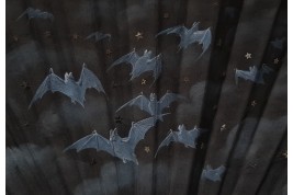 La nuit des chauve-souris, éventail vers 1890-95