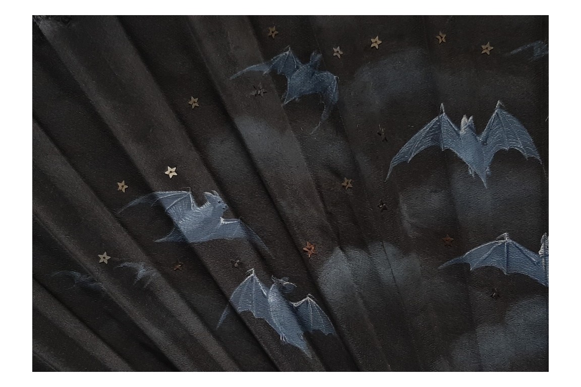 La nuit des chauve-souris, éventail vers 1890-95