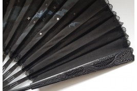 La nuit des chauve-souris, éventail vers 1890-95