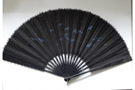 La nuit des chauve-souris, éventail vers 1890-95