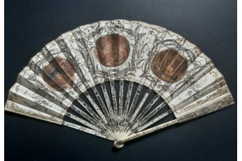 From the toddler to the pig, 19th century fan