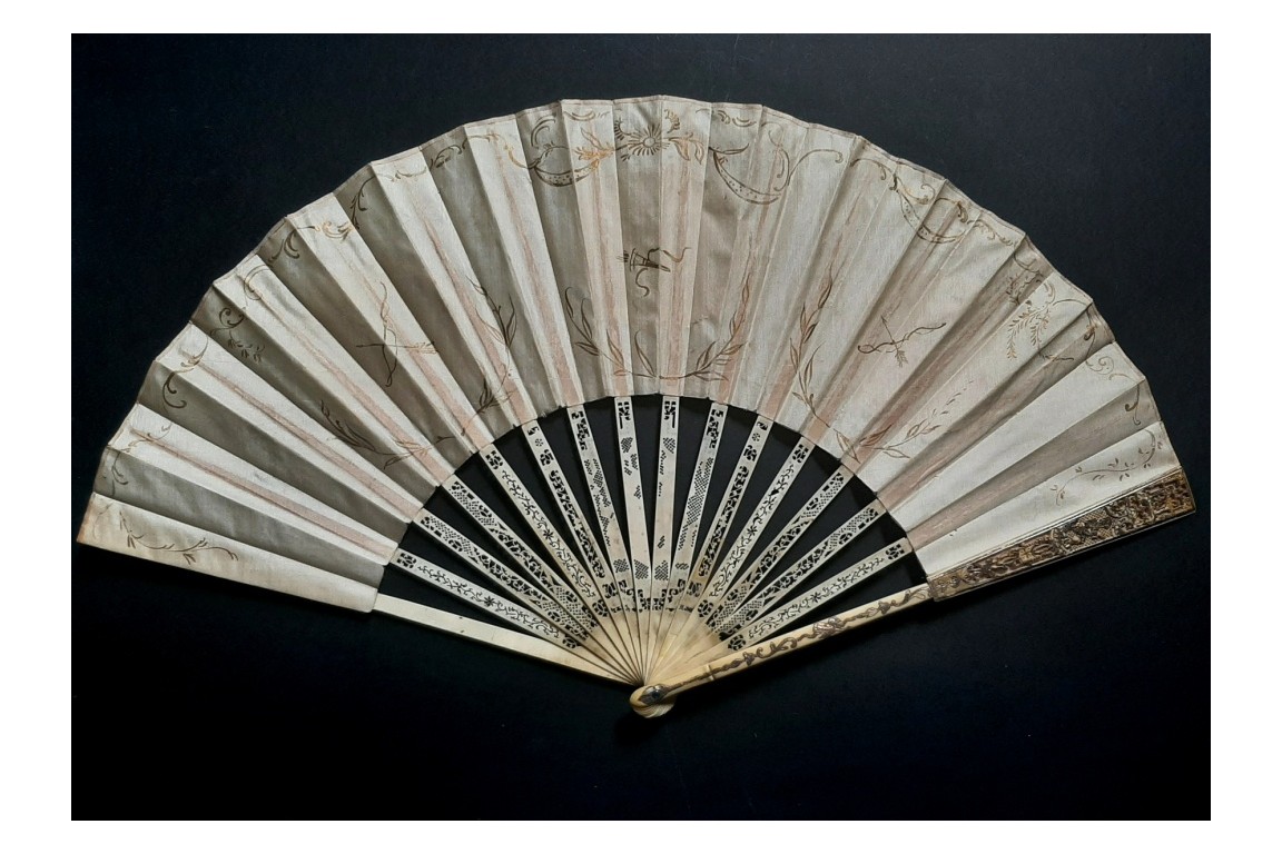 From the toddler to the pig, 19th century fan