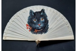 The cat of Hovens, fan circa 1905-10