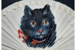 The cat of Hovens, fan circa 1905-10