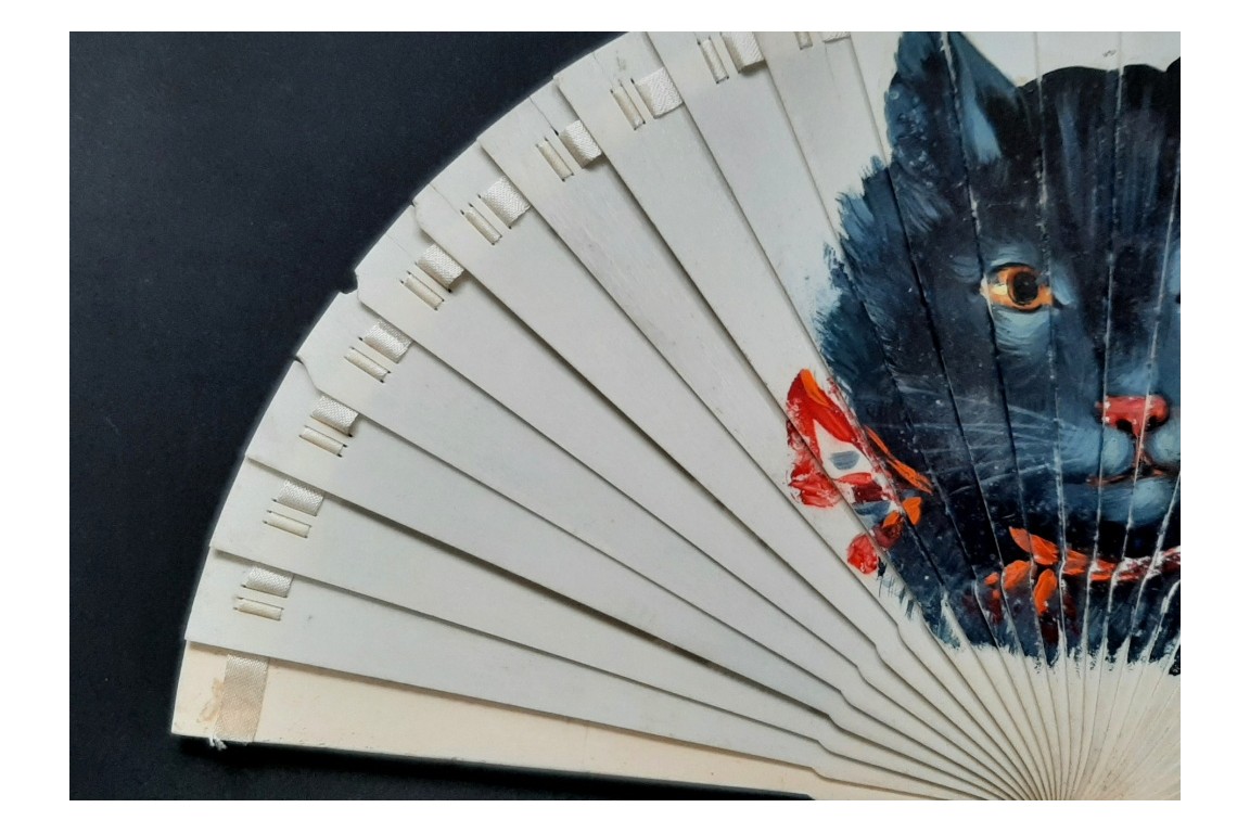 The cat of Hovens, fan circa 1905-10