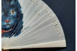 The cat of Hovens, fan circa 1905-10