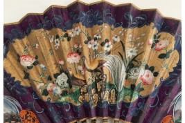 Fenghuang with pearl river, fan Canton, China, 19th century
