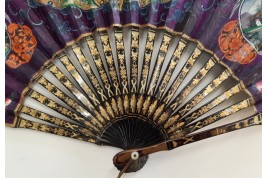 Fenghuang with pearl river, fan Canton, China, 19th century