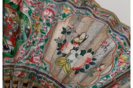 Fenghuang with pearl river, fan Canton, China, 19th century