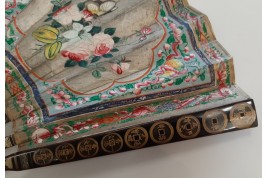 Fenghuang with pearl river, fan Canton, China, 19th century