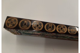 Fenghuang with pearl river, fan Canton, China, 19th century