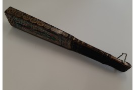 Fenghuang with pearl river, fan Canton, China, 19th century