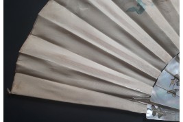 Macaw by Labarre, late 19th century fan