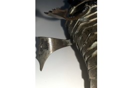 Poisson, boîte en argent XXème