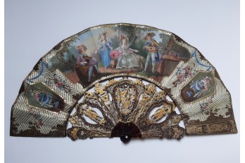 Music for love, fan circa 1770