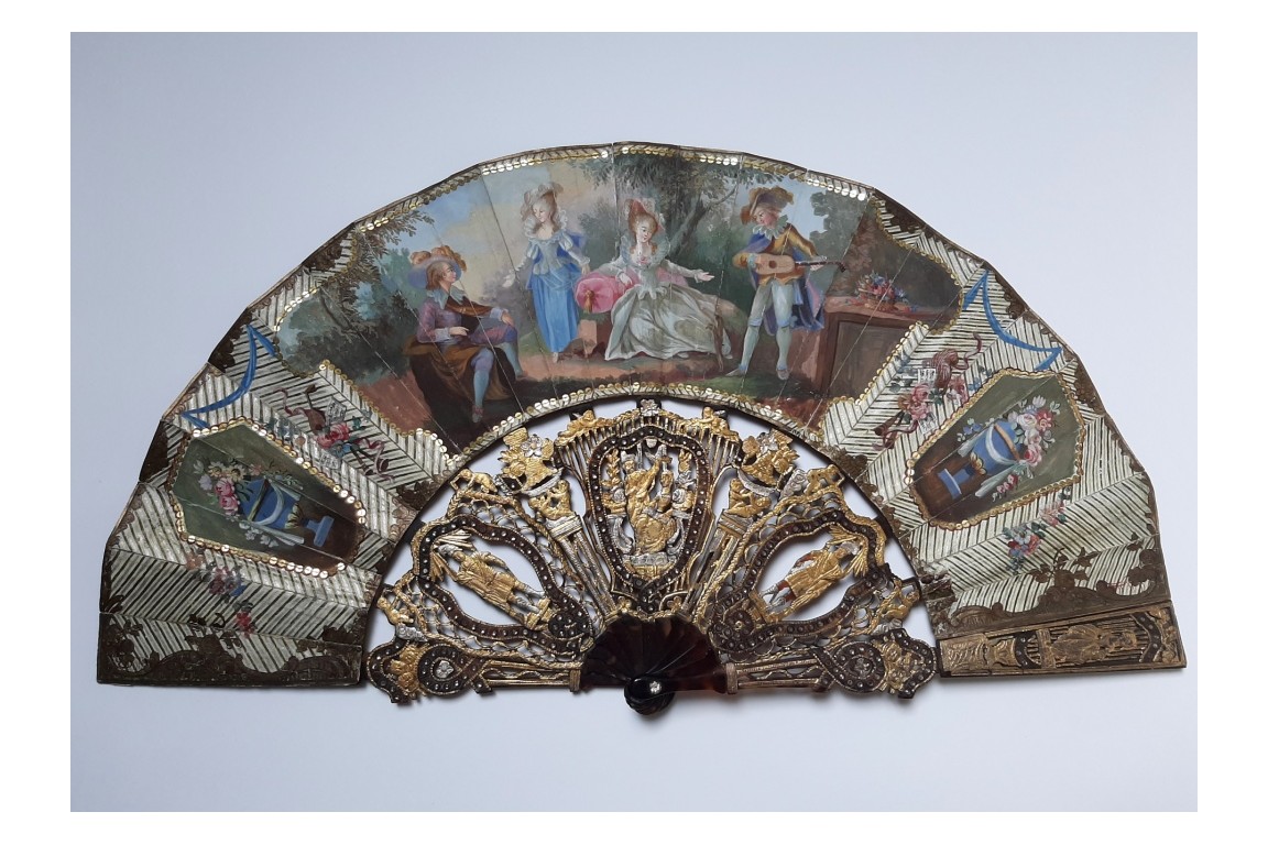 Music for love, fan circa 1770