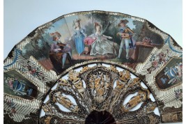 Music for love, fan circa 1770