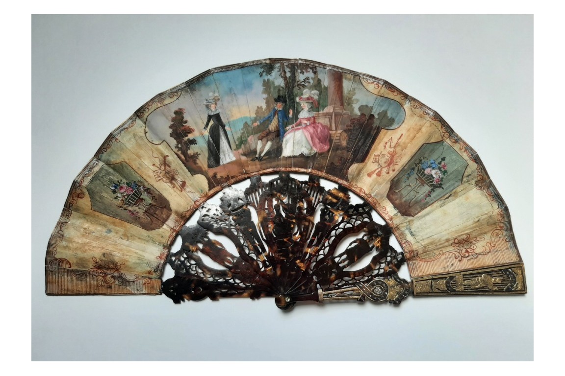 Music for love, fan circa 1770