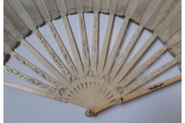 Puppets and the lovers, fan circa 1770-80
