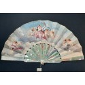 Comedy and Tragedy, fan by Edouard de Beaumont, circa 1865