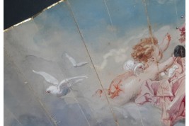 Comedy and Tragedy, fan by Edouard de Beaumont, circa 1865