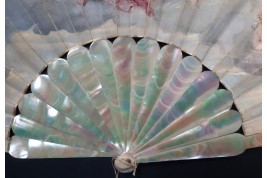 Comedy and Tragedy, fan by Edouard de Beaumont, circa 1865