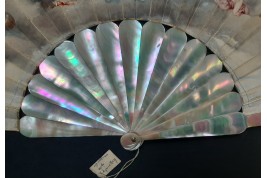Comedy and Tragedy, fan by Edouard de Beaumont, circa 1865