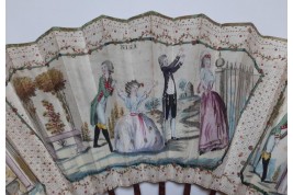 Nina or the woman crazed with love, fan for an opera, 1786-90