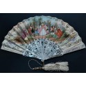 Spanish dance, fan circa 1860