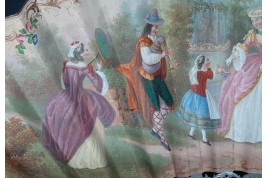 Spanish dance, fan circa 1860