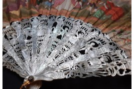 Spanish dance, fan circa 1860