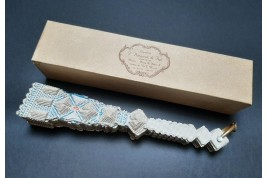 L'art du papier, éventail de gaucher, Espagne vers 1860-70